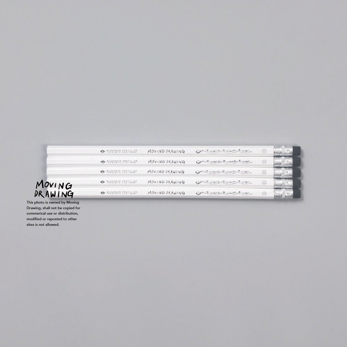 月下文具房 x MOVING DRAWING / GIVE ME FIVE PENCILS SET