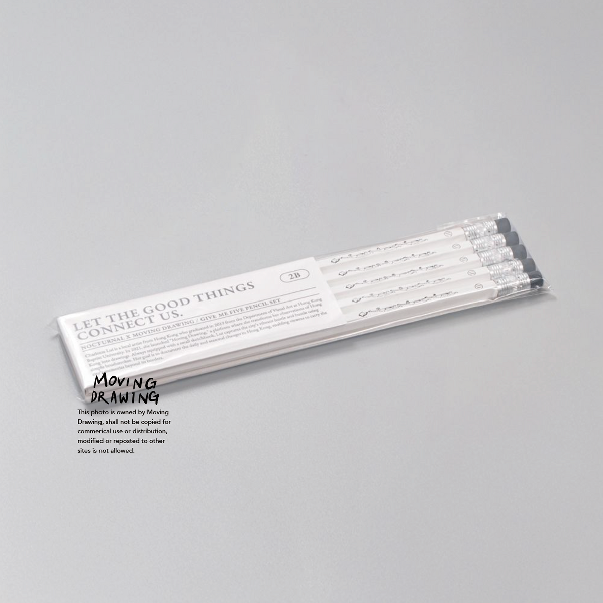 月下文具房 x MOVING DRAWING / GIVE ME FIVE PENCILS SET