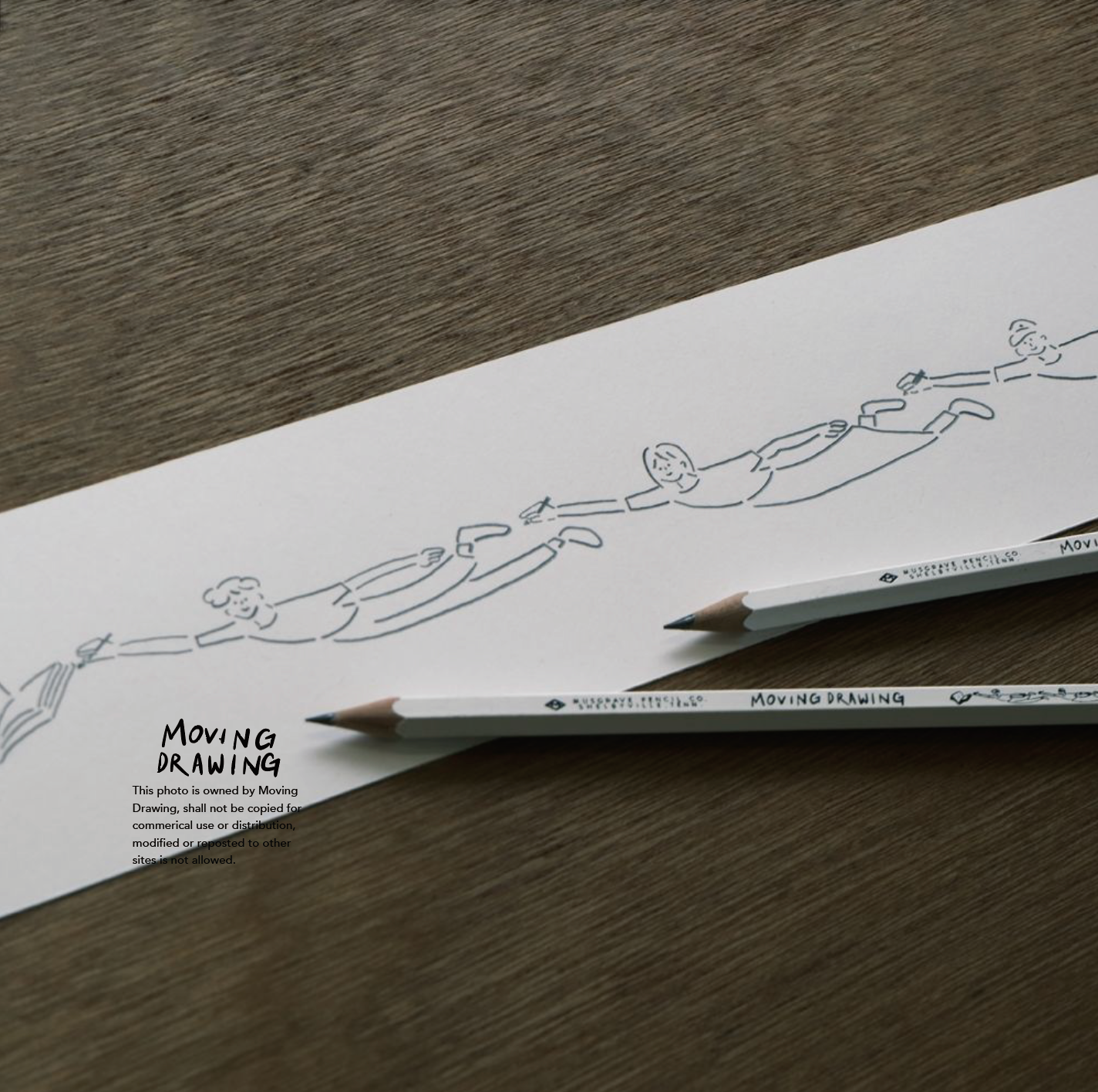 月下文具房 x MOVING DRAWING / GIVE ME FIVE PENCILS SET
