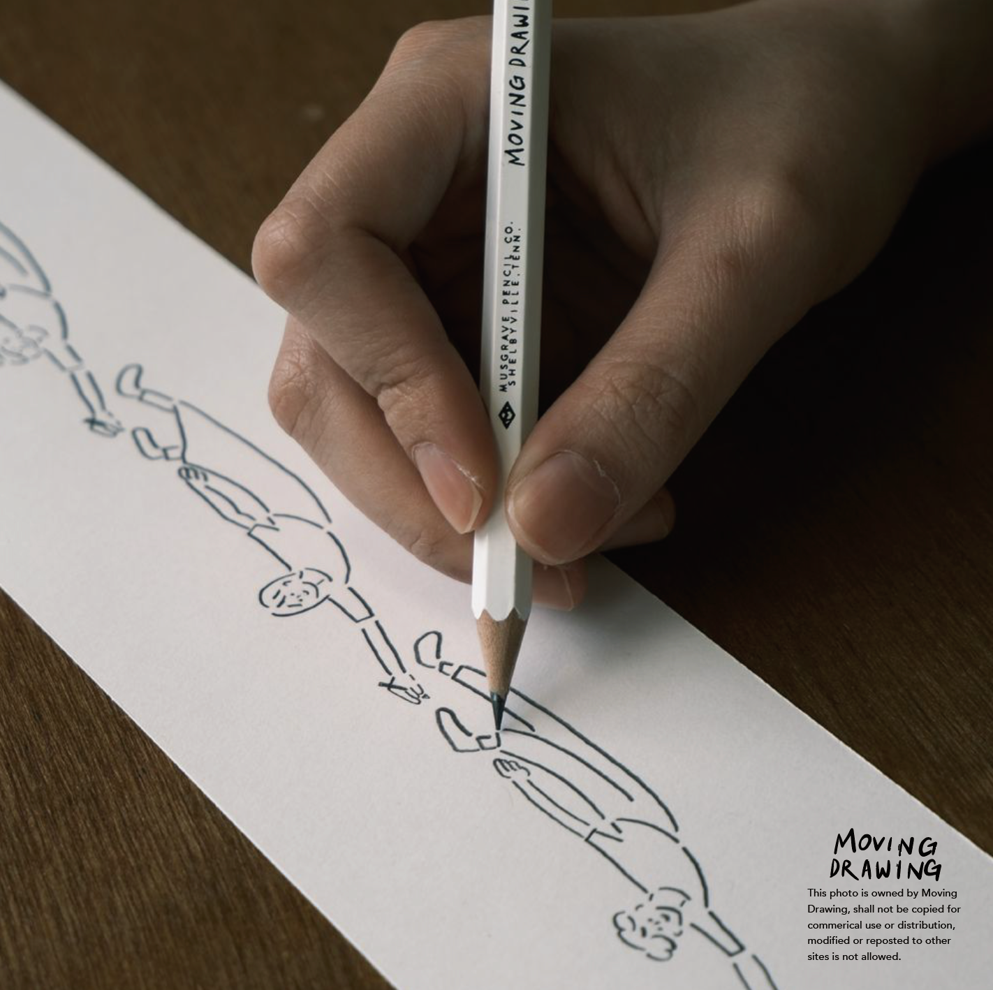 月下文具房 x MOVING DRAWING / GIVE ME FIVE PENCILS SET
