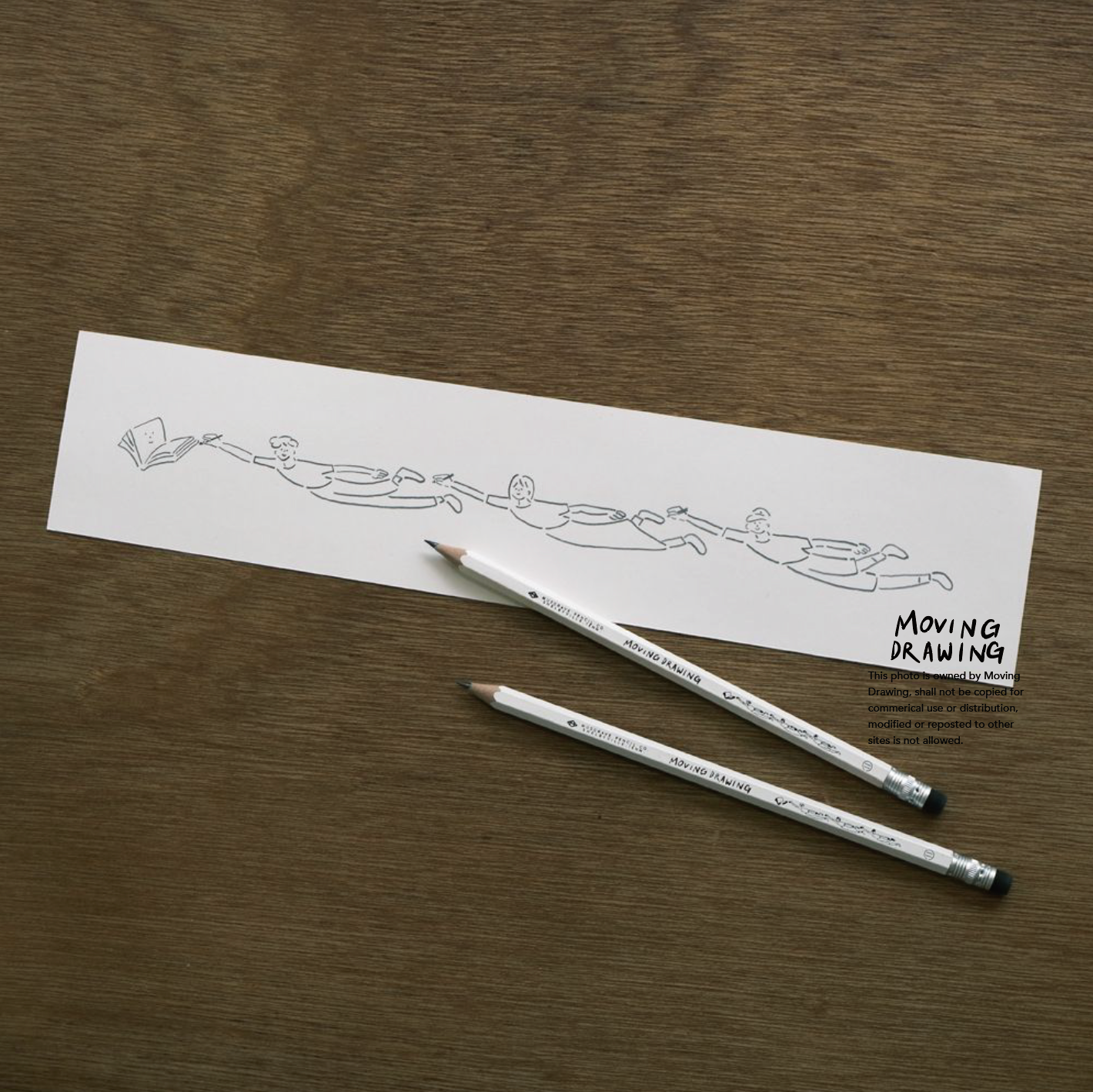 月下文具房 x MOVING DRAWING / GIVE ME FIVE PENCILS SET