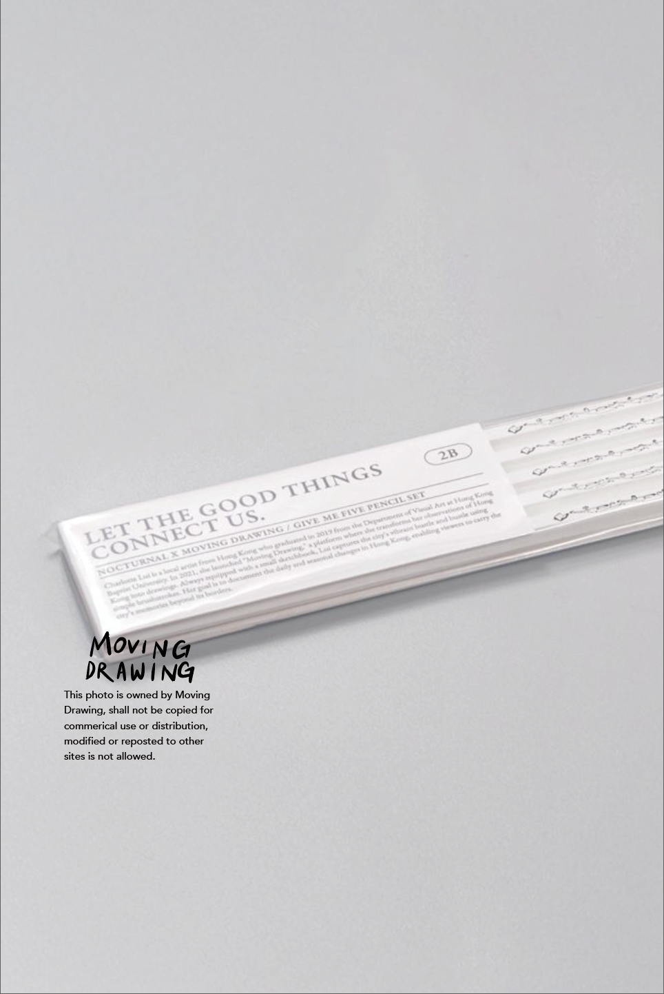 月下文具房 x MOVING DRAWING / GIVE ME FIVE PENCILS SET