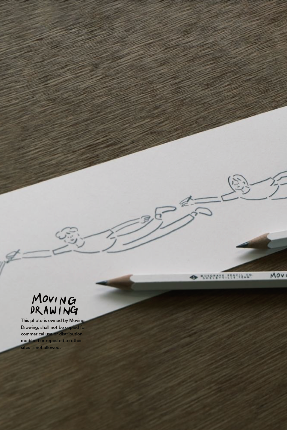 月下文具房 x MOVING DRAWING / GIVE ME FIVE PENCILS SET