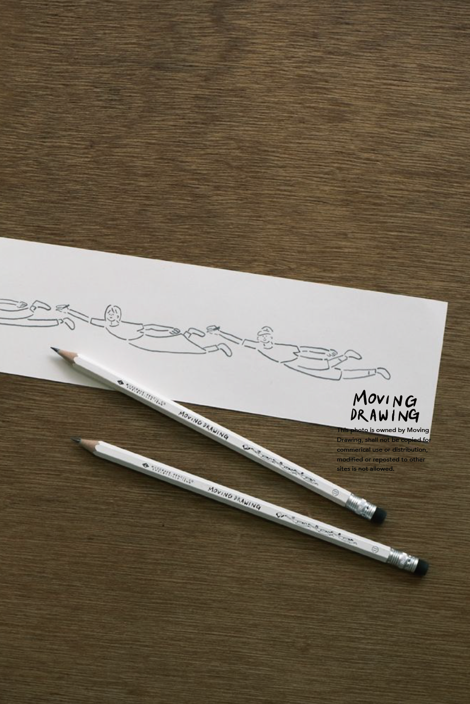 月下文具房 x MOVING DRAWING / GIVE ME FIVE PENCILS SET