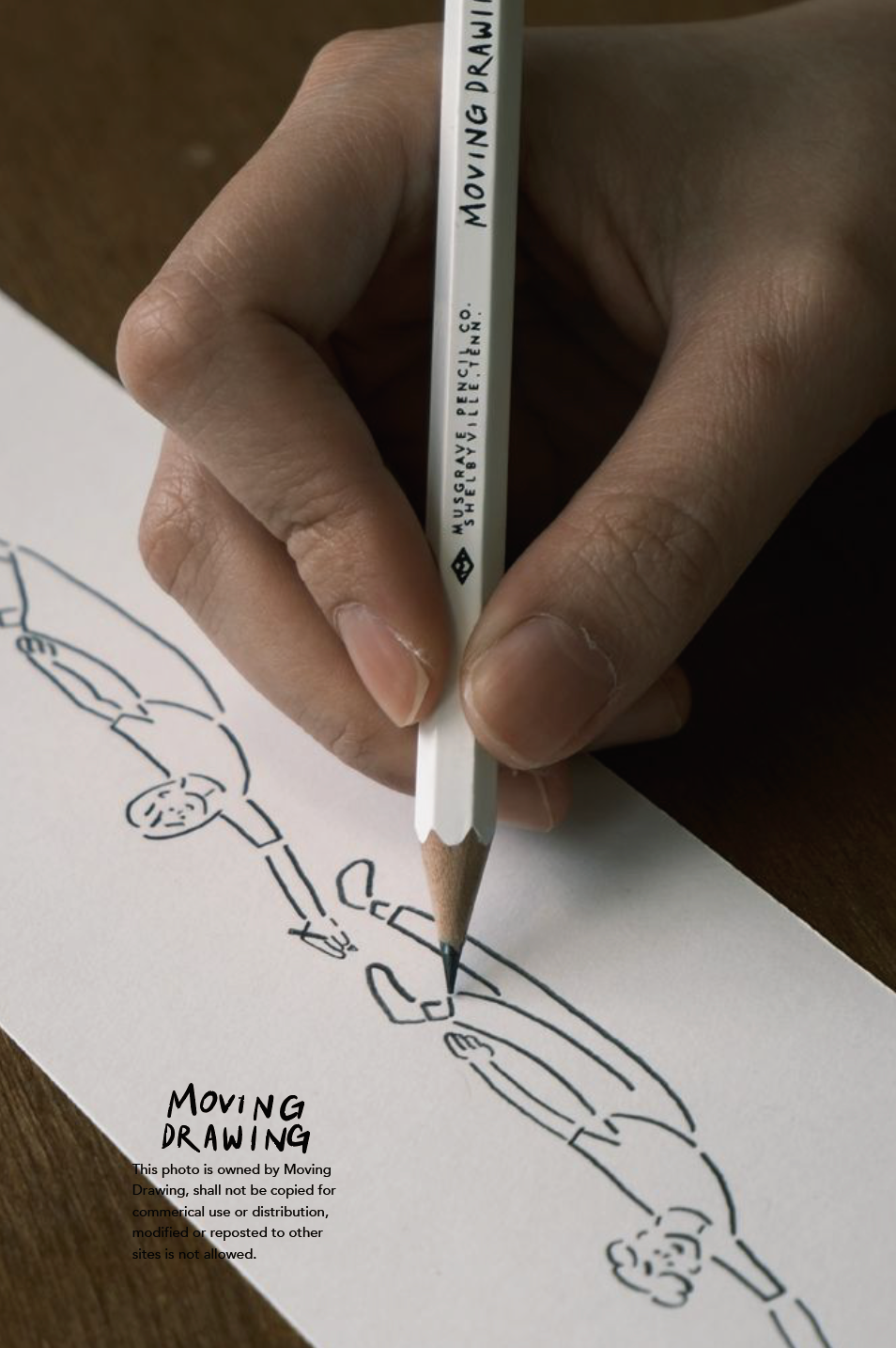 月下文具房 x MOVING DRAWING / GIVE ME FIVE PENCILS SET